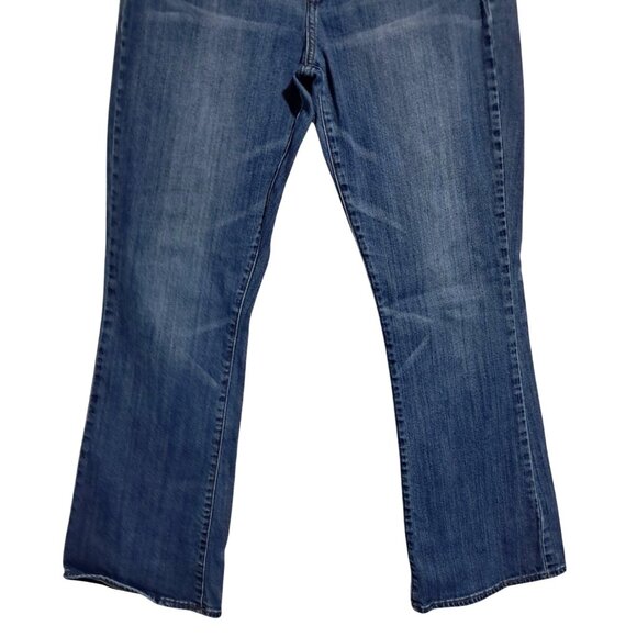 Y2K Lucky Brand Sofia Bootcut Jeans Size 12/31 Red Zipper Tape Clover Rope Pocke - Picture 6 of 12